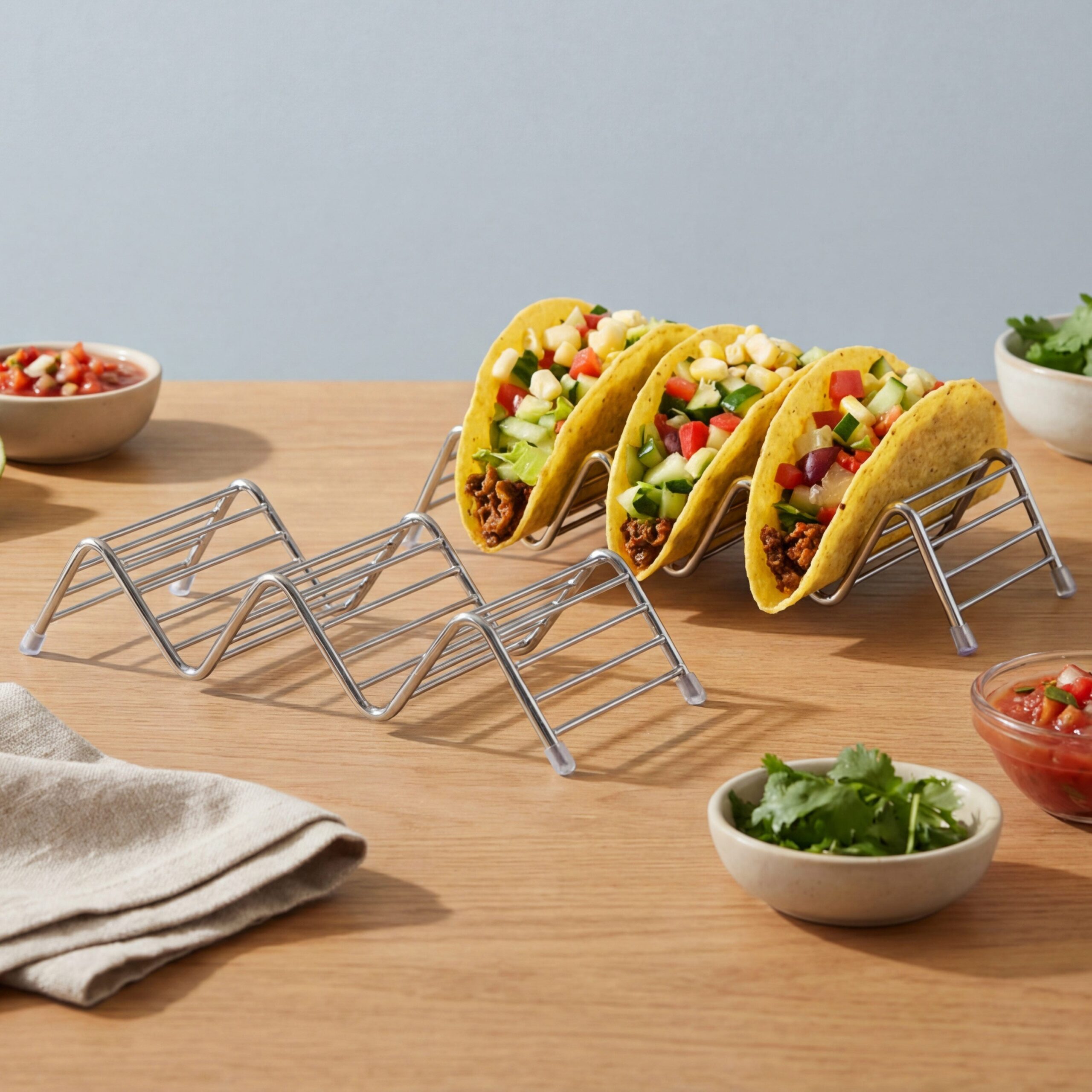 Taco-Holder-Stand-Stainless-Steel